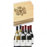Caisse bois Château de Meursault:2 Meursault 1er Cru + 2 Volnay 1er Cru Clos des Chênes + 2 Beaune 1er Cru