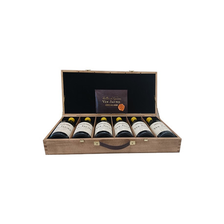 Maison du Vigneron Coffret de 6 bouteilles de Vin Jaune Côtes de Jura 2006 à 2011