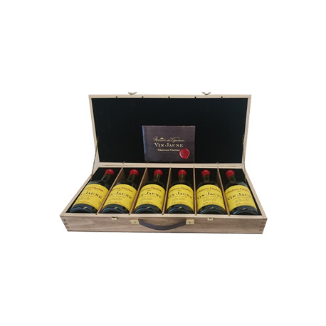 Maison du Vigneron Coffret de 6 bouteilles de Vin Jaune Château-Chalon 2006 à 2011