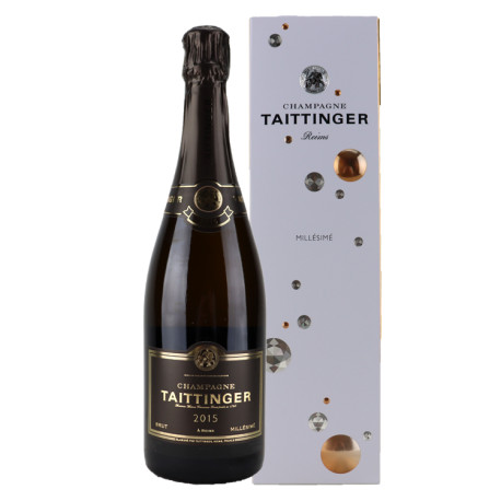 Champagne Taittinger Brut Millésimée 2015 en étui