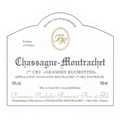 Domaine Bachelet-Ramonet Chassagne-Montrachet 1er Cru "Les Grande Ruchottes" 2022