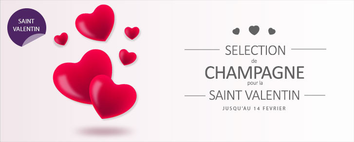 Champagne de Saint Valentin